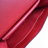 HERMES Hermes Faco Clutch Bag Couchbel Red Series Second 〇T Engraved