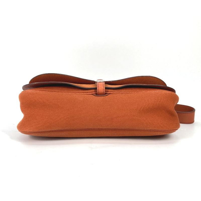 Hermes Shoulder Shoulder Bag Orange SilverHardware