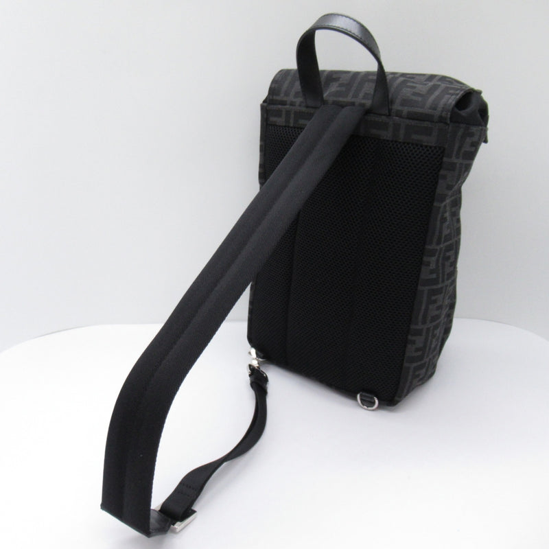 FENDI Rucksack Backpack Black Fa Brique 7VZ067AG0MF0NPN