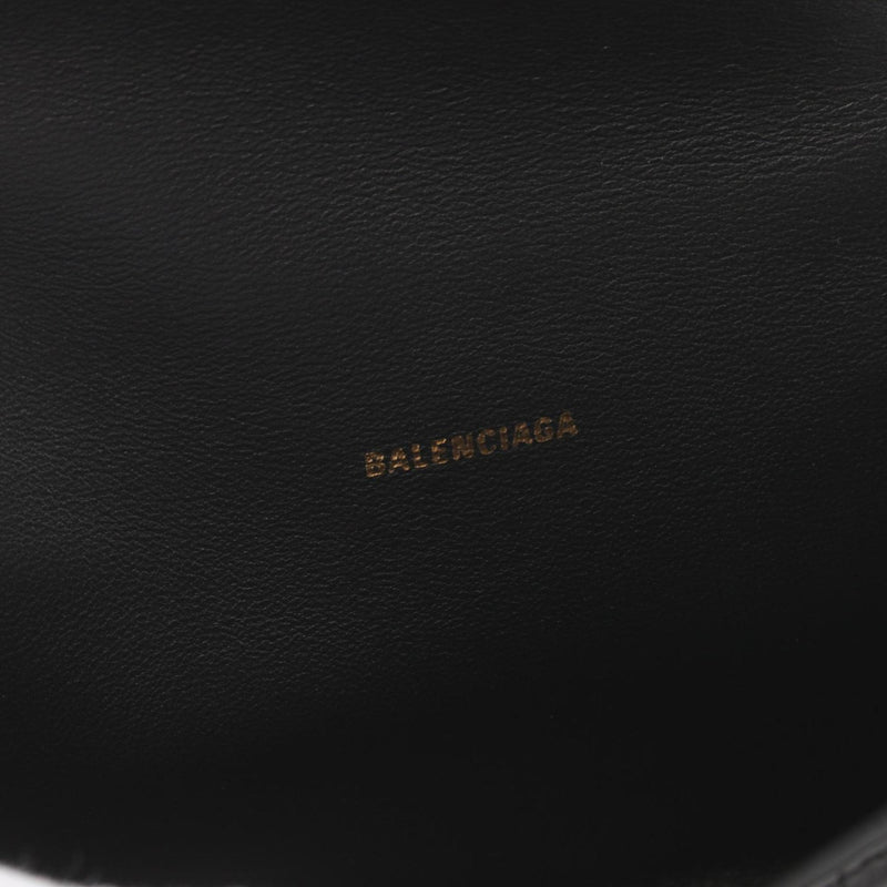 BALENCIAGA HOURGLASS XS Handbag Bag Leather Women's Black 5928331LRGM1000