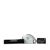 Chanel Matelasse 19 Coco Mark Chain Shoulder Wallet AP1787 Light Blue Lambskin Women's CHANEL