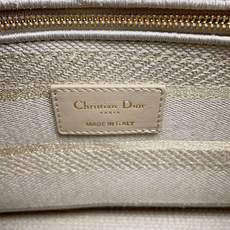 Christian Dior handbag Lady D-Lite canvas 2-way shoulder bag