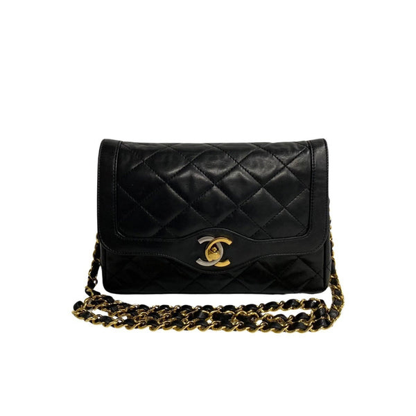 CHANEL Paris Limited Matelasse Lambskin Leather Chain Shoulder Bag 20057