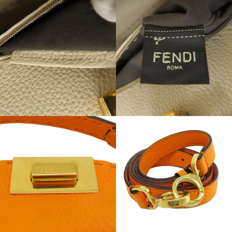 Fendi Peekaboo handbag in calf leather for women