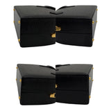 FENDI Epi leather genuine 2way handbag mini shoulder bag vanity black