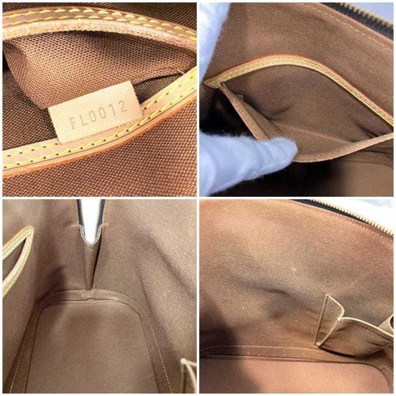 Louis Vuitton Handbag Alma PM Brown Monogram M51130 f-20364 Canvas Tanned Leather FL0012 LOUIS VUITTON Women's LV