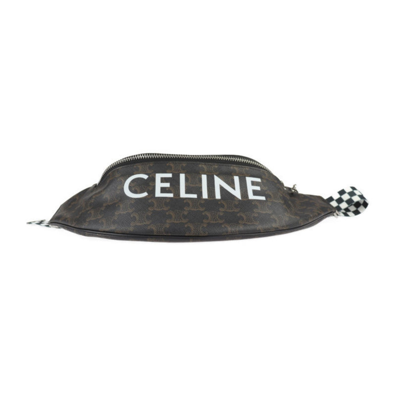 CELINE Triomphe Belt Bag Waist 19597 2DDE Brown Pouch