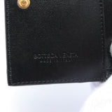 BOTTEGA VENETA Intrecciato Bi-fold Wallet Leather Women's Black 707601VCPP38425