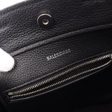 BALENCIAGA Everyday XS North South Handbag Bag Leather Women's Black 672793