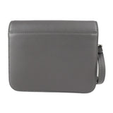 BALENCIAGA Balenciaga shoulder bag 618156 leather gray silver metal fittings wristlet clutch 2WAY B logo