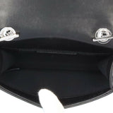 Chanel Boy Shoulder Bag Enamel Black Women's CHANEL