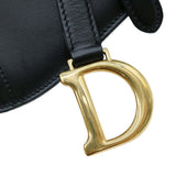 Christian Dior Saddle Bag, Waist Shoulder Body Black