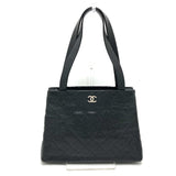 Chanel CCCC Mark Bag Shoulder Bag Hand Bag Tote Bag Black SilverHardware