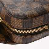 LOUIS VUITTON Damier Geronimos Body Bag Brown N51994 Unisex Canvas Shoulder