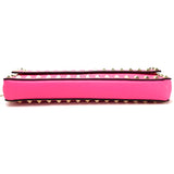 Valentino-Galavani With bangle chain Clutch bag shocking pink