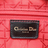 Christian Dior Lady Cannage handbag in patent leather, black