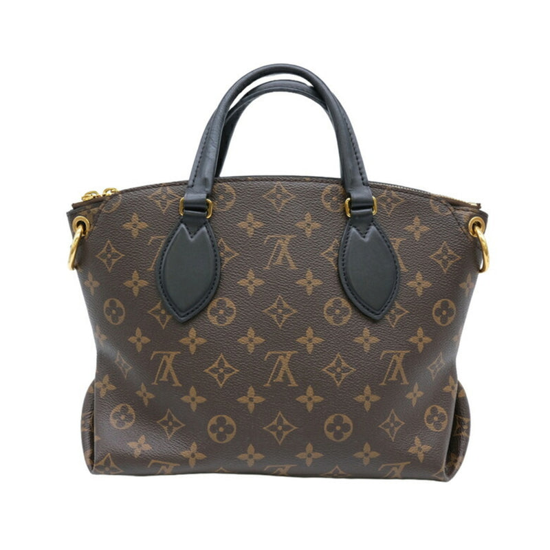 LOUIS VUITTON Louis Vuitton Flower Zip Tote MM Shoulder Canvas Monogram Brown M44351