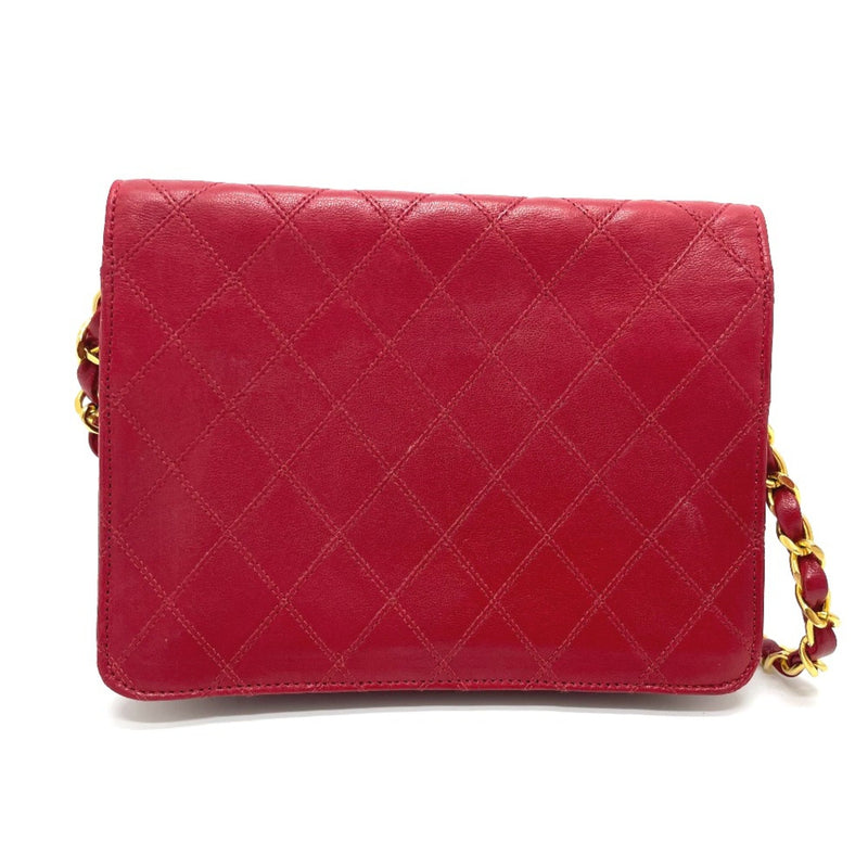 Chanel Bicolole Bag Chain Shoulder Shoulder Bag Red x GoldHardware