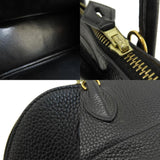 Hermes Bolide 31 Black Handbag Taurillon Women's