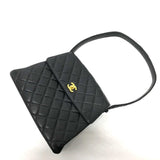 Chanel CC Mark bag shawl Shoulder Bag Black GoldHardware