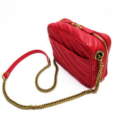 BALENCIAGA Shoulder Bag Leather Red Gold Women's w0774k