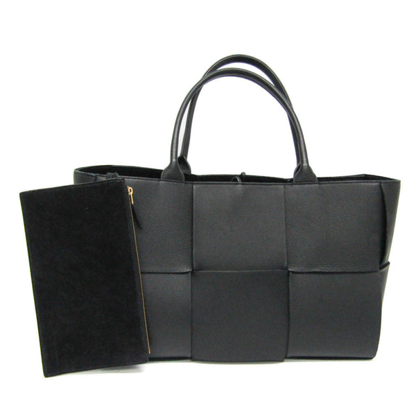 Bottega Veneta Medium Arco 609175 Women,Men Leather Tote Bag Black