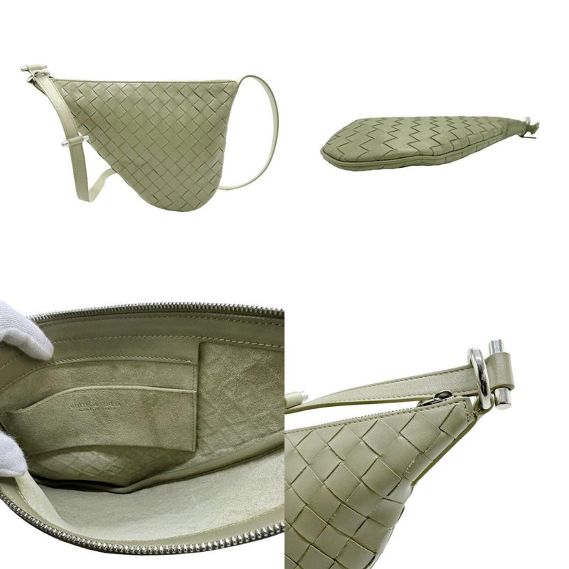 BOTTEGA VENETA Shoulder Bag Intrecciato Leather Green Women's z1895