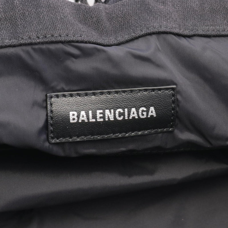 BALENCIAGA 24 7 MEDIUM Tote Bag Denim Nylon Women's Black 7918092A71069