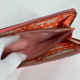 Hermes Long wallet Zip Around Long Wallet pink