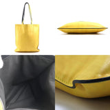 FENDI Shoulder bag tote leather yellow x black men's 7VA538-ADP6