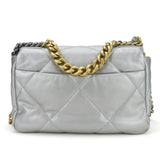 Chanel Shoulder Bag 19 AS1160 Leather Silver Chain 30 Series Women's CHANEL