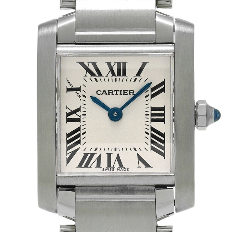 CARTIER Tank Francaise SM W51008Q3 Ladies' Watch Quartz