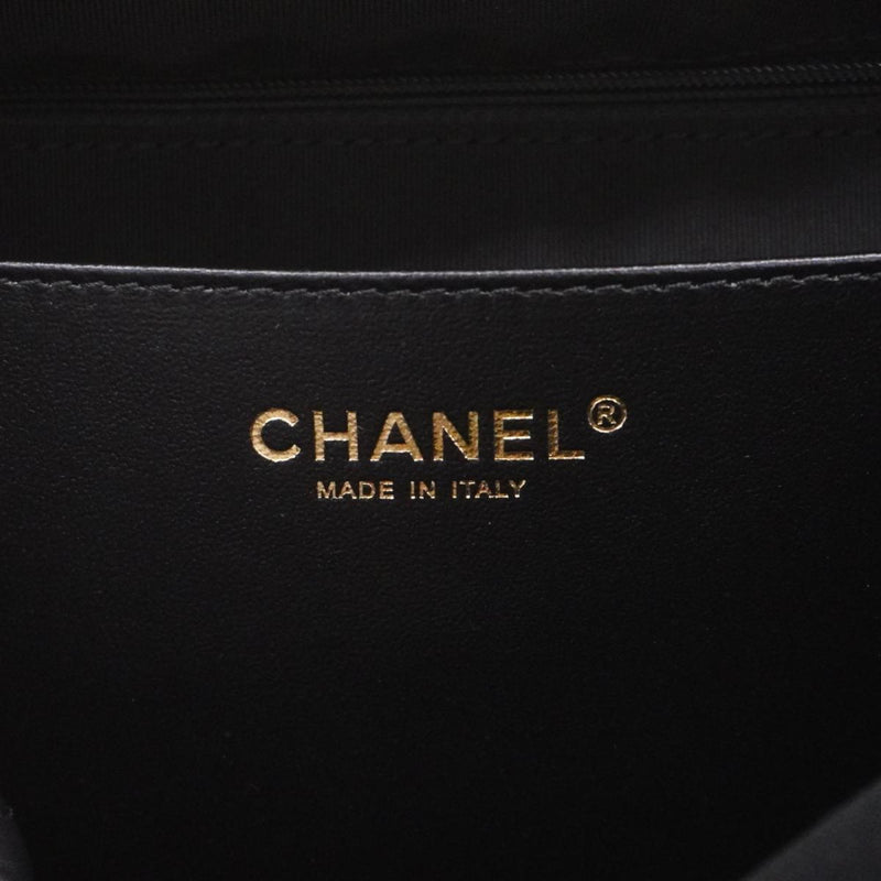 Chanel Handbag Matelasse Chain Shoulder Calf Black Women's