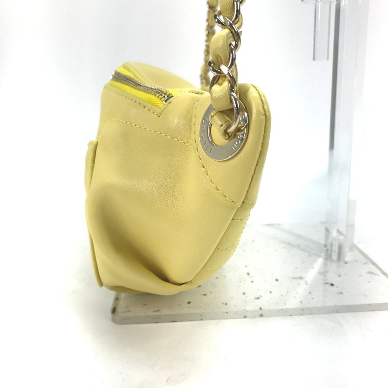 Chanel A57832 Chain Belt Bag Waist Pouch Bag Cross Quilted Matelasse body bag yellow GoldHardware