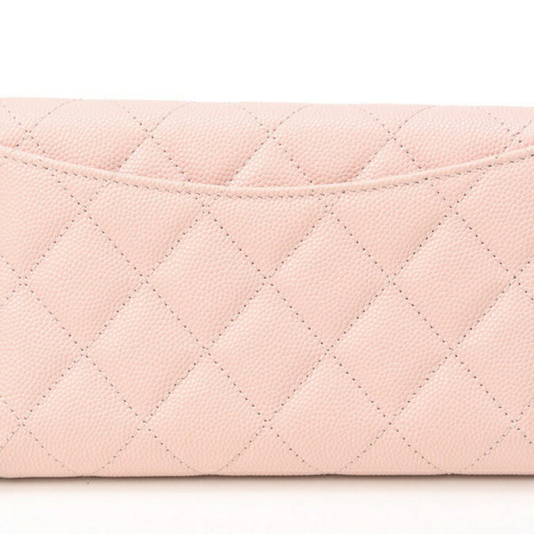 Chanel Matelasse Medium Flap Wallet AP0232 Caviar Skin T-155056