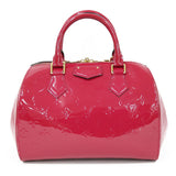 LOUIS VUITTON Louis Vuitton Handbag Monogram Verni Montana MM M90084 Rose Andian Pink Ladies