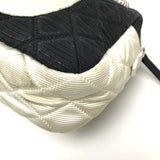 Chanel Quilted Bag Chain Shoulder Bag Black White