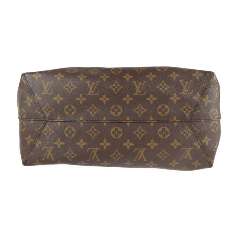 LOUIS VUITTON Louis Vuitton Flower Hobo Shoulder Bag M43545 Monogram Canvas Leather Brown Semi-Shoulder One Tote