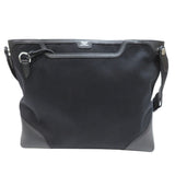 HERMES All Back Bag Shoulder Black Toile Bivouac/Swift B Stamp D102 Women's Men's Leather