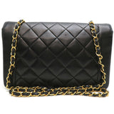 CHANEL Seal Included Diana 25 Chain Women's Shoulder Bag A01165 Lambskin Black