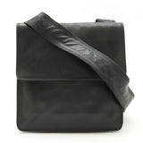 CHANEL Shoulder Bag Pochette Sacoche Leather Black