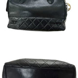 CHANEL Matelasse handbag black