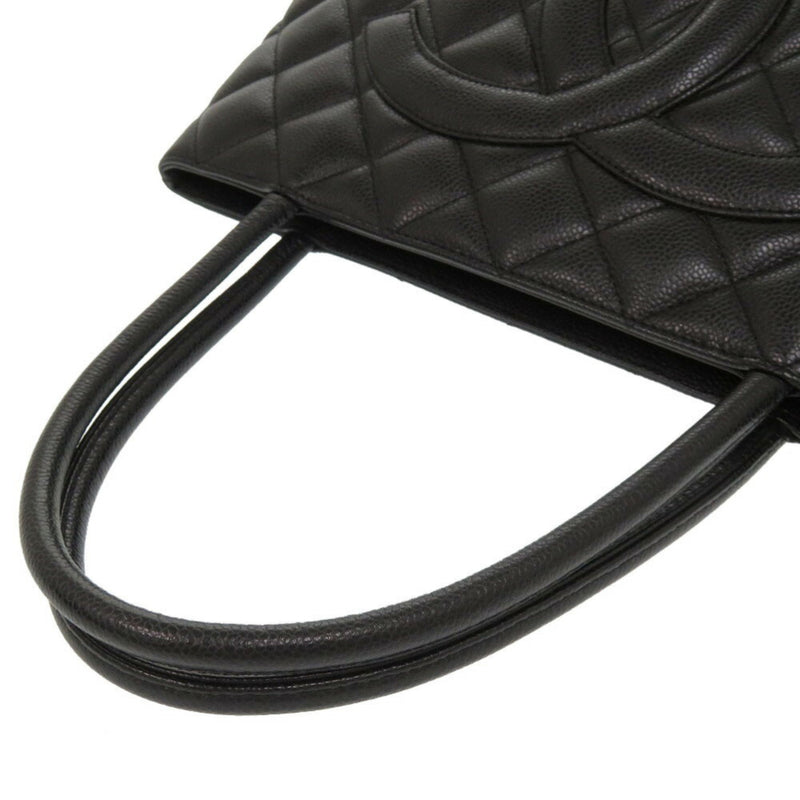 Chanel Reissue Tote Caviar Skin Black 7th Series Bag Coco Mark 0212 CHANEL