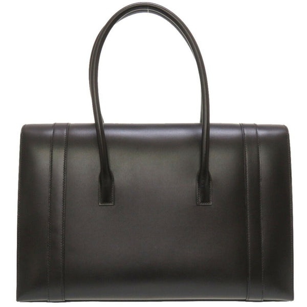 Hermes drag 2 37 box calf black □D stamped handbag bag