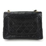 Chanel Shoulder Bag Matelasse Lambskin Black Chain Coco Mark Women's CHANEL