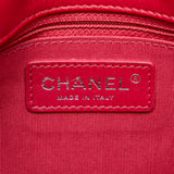 Chanel Matelasse Coco Mark Chain Shoulder Bag Red Leather Women's CHANEL