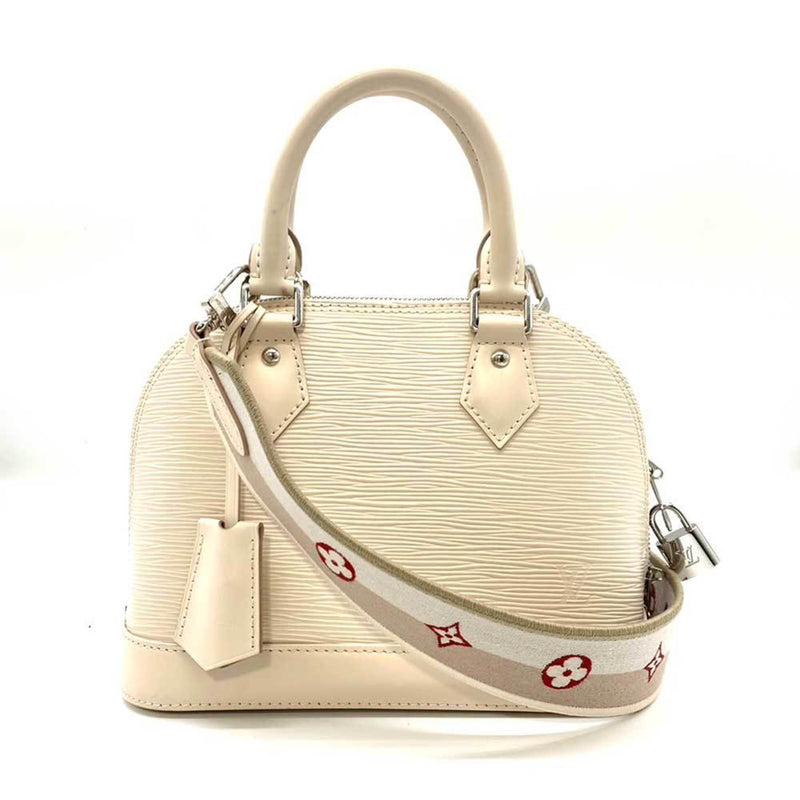 Louis Vuitton Bag Alma BB Quartz Ivory Beige White Handbag Shoulder 2way Ladies Epi Leather M58706 LOUISVUITTON