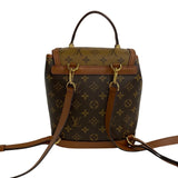 LOUIS VUITTON Louis Vuitton Dauphine Monogram Leather Rucksack Backpack Day Bag Brown 23006