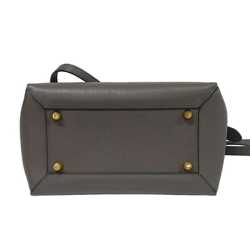 CELINE Belt Bag Handbag Grey Women's