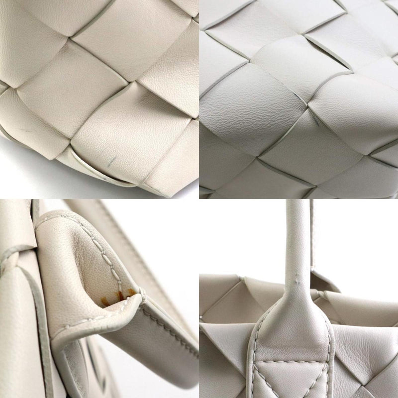 BOTTEGA VENETA Handbag Shoulder Bag Intrecciato Leather Ivory Unisex 99885g